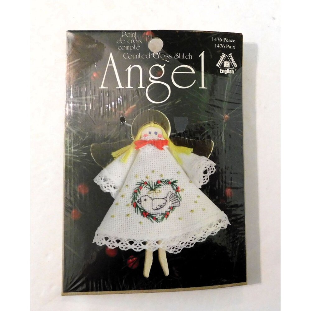 Designs for the Needle Peace Angel Ornament Counted Cross Stitch Kit Sealed